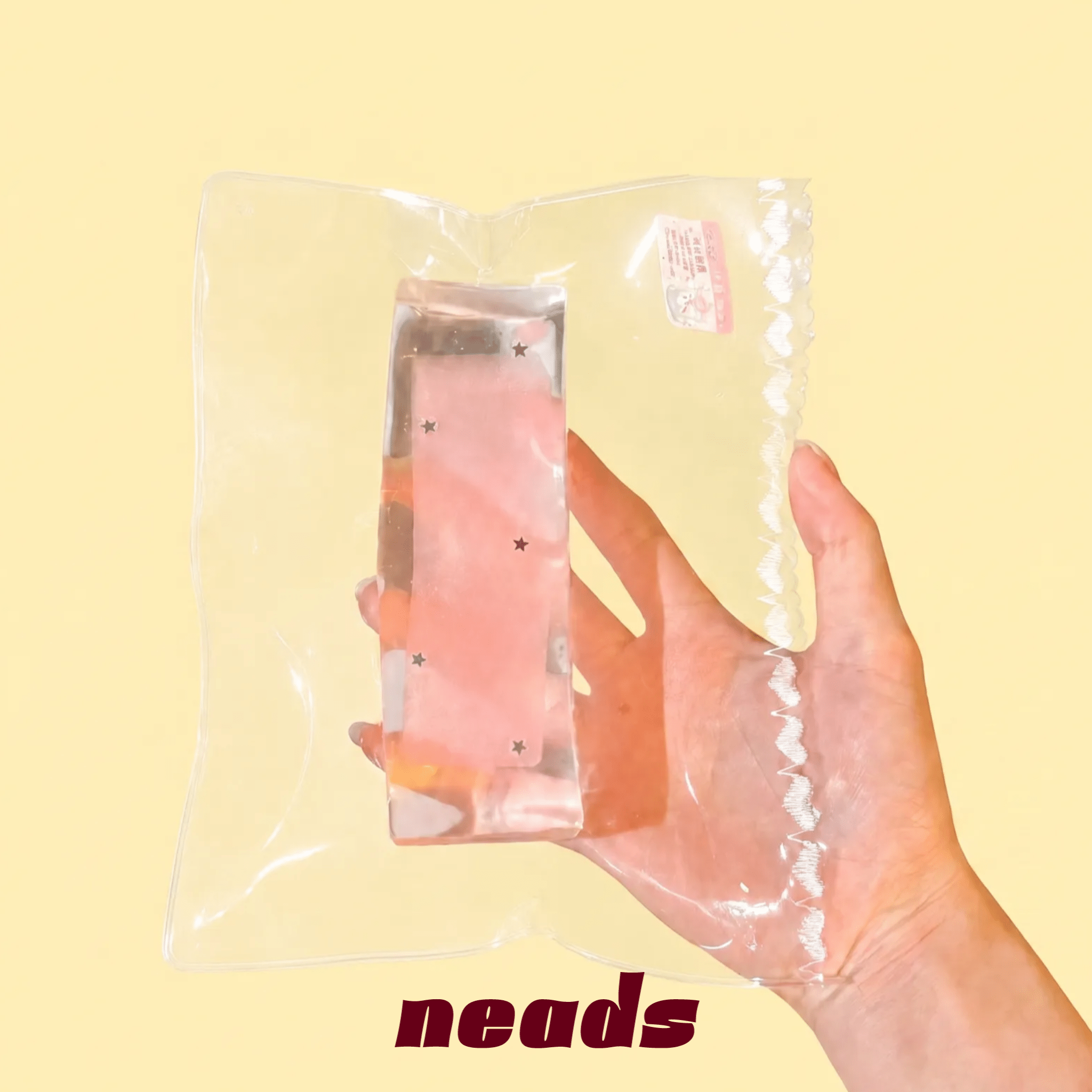 Pearlescent Pink Quicksand Food-Grade Liquid Silicone Squishy｜ neads Handcrafted Sensory Toy - neads studio
