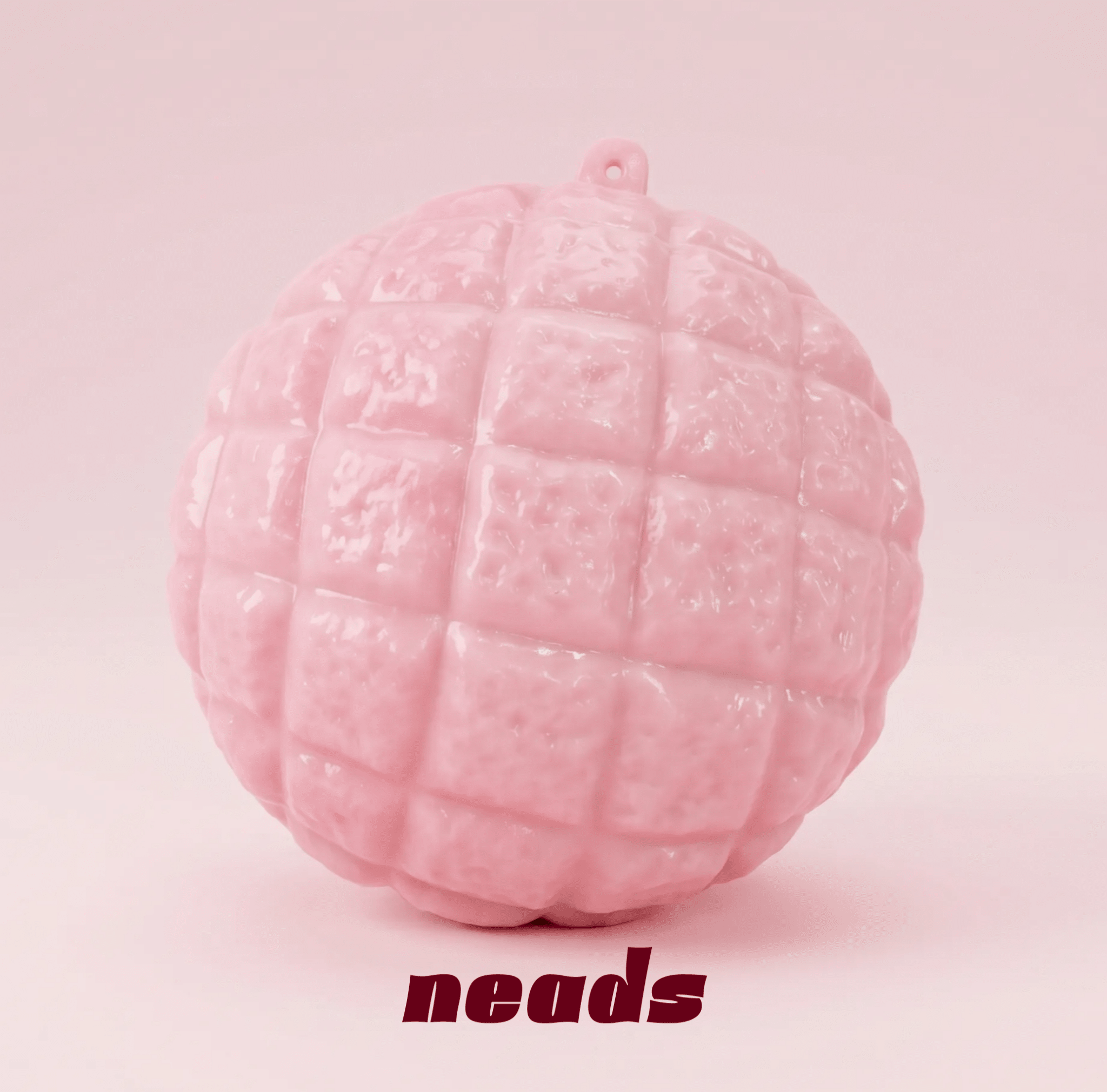 Pineapple Bun Crunch Sensory Squishy & Bag Charm｜ neads Handcrafted Sensory Toy - neads studio