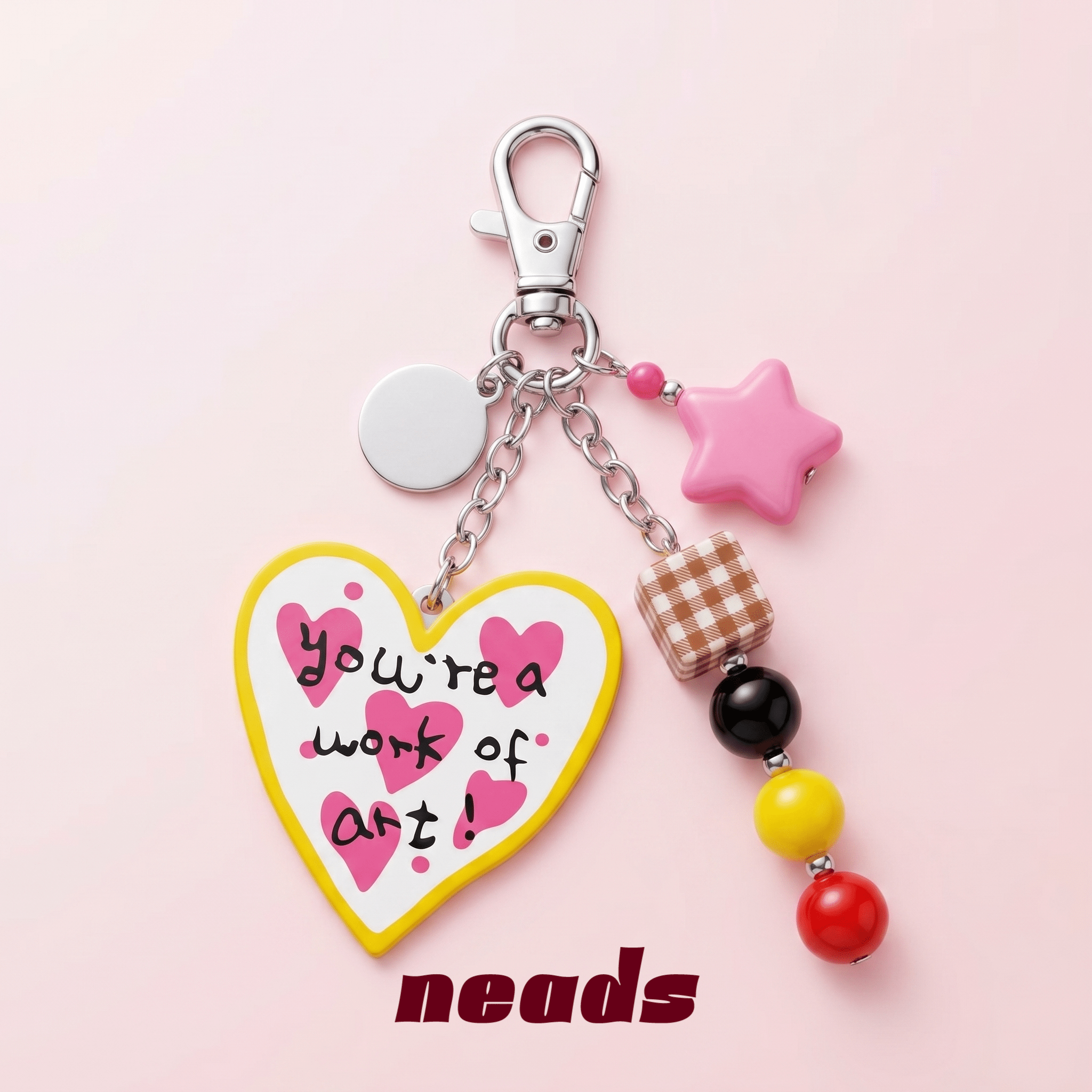 Pineapple Bun Crunch Sensory Squishy & Bag Charm｜ neads Handcrafted Sensory Toy - neads studio