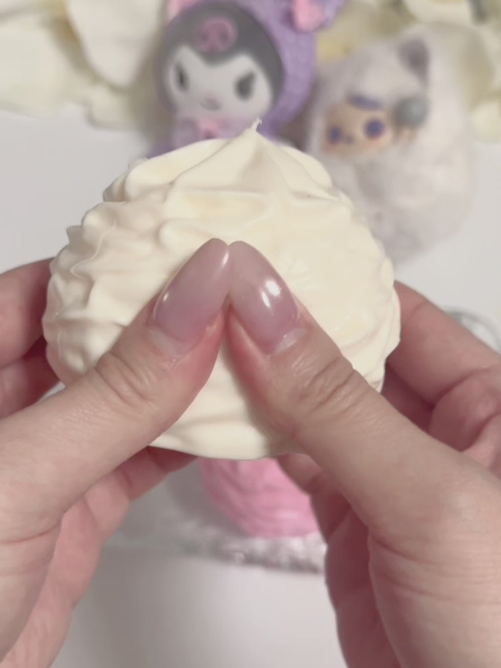 Realistic Crunchy Cream ASMR Squishy – Moldable Tactile Sensory Toy