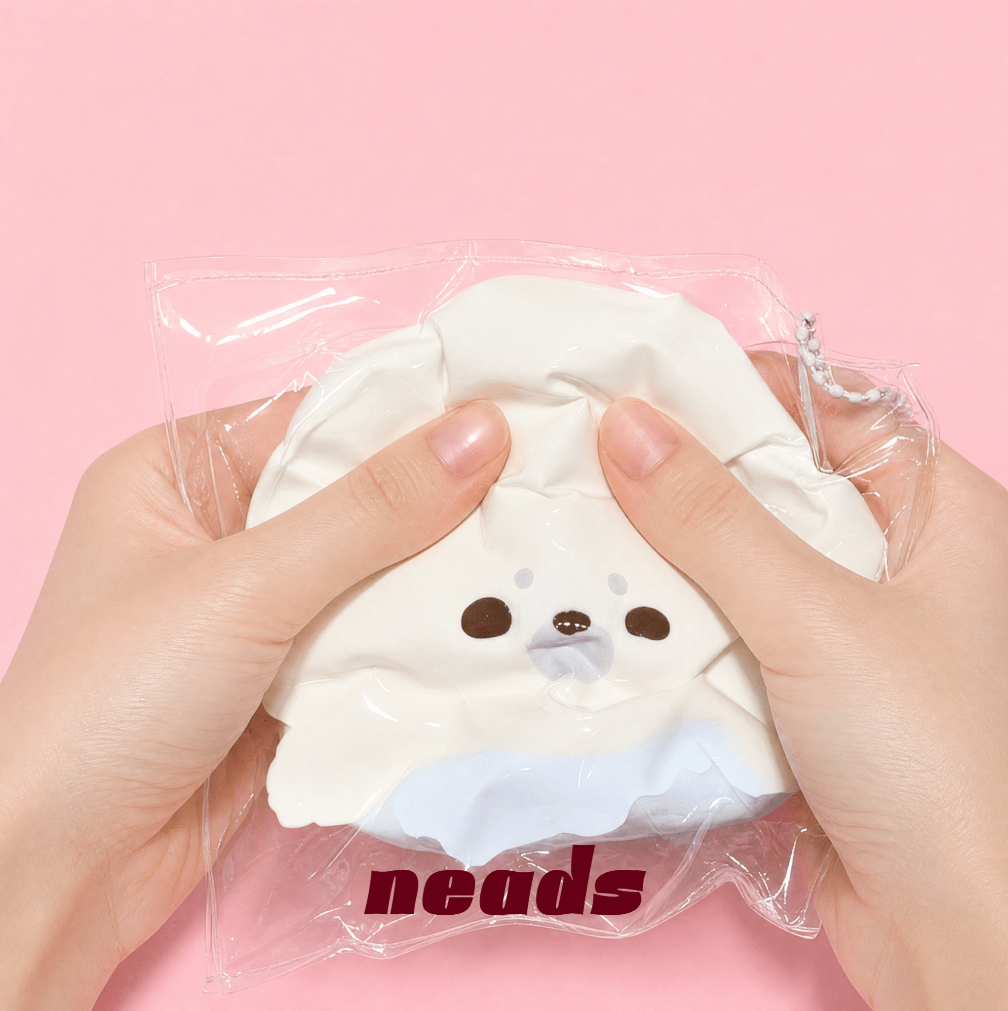 Seal Daifuku Blue-Core Silicone Squishy｜neads Handcrafted Sensory Toy - neads studio