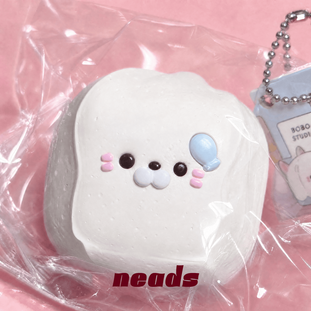 Seal Tofu Water-Cream Silicone Squishy｜neads Handcrafted Sensory Toy - neads studio