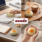 Signature Butter Bun Flagship Ultra-Soft Crunchy Squishy ｜neads Handcrafted Sensory Toy - neads studio