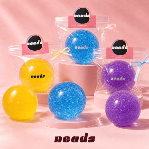 Summer Shaved Ice Vaseline Squishy | Crunchy Sand & Moldable Sensory Fidget Handcrafted Sensory Toy - neads studio