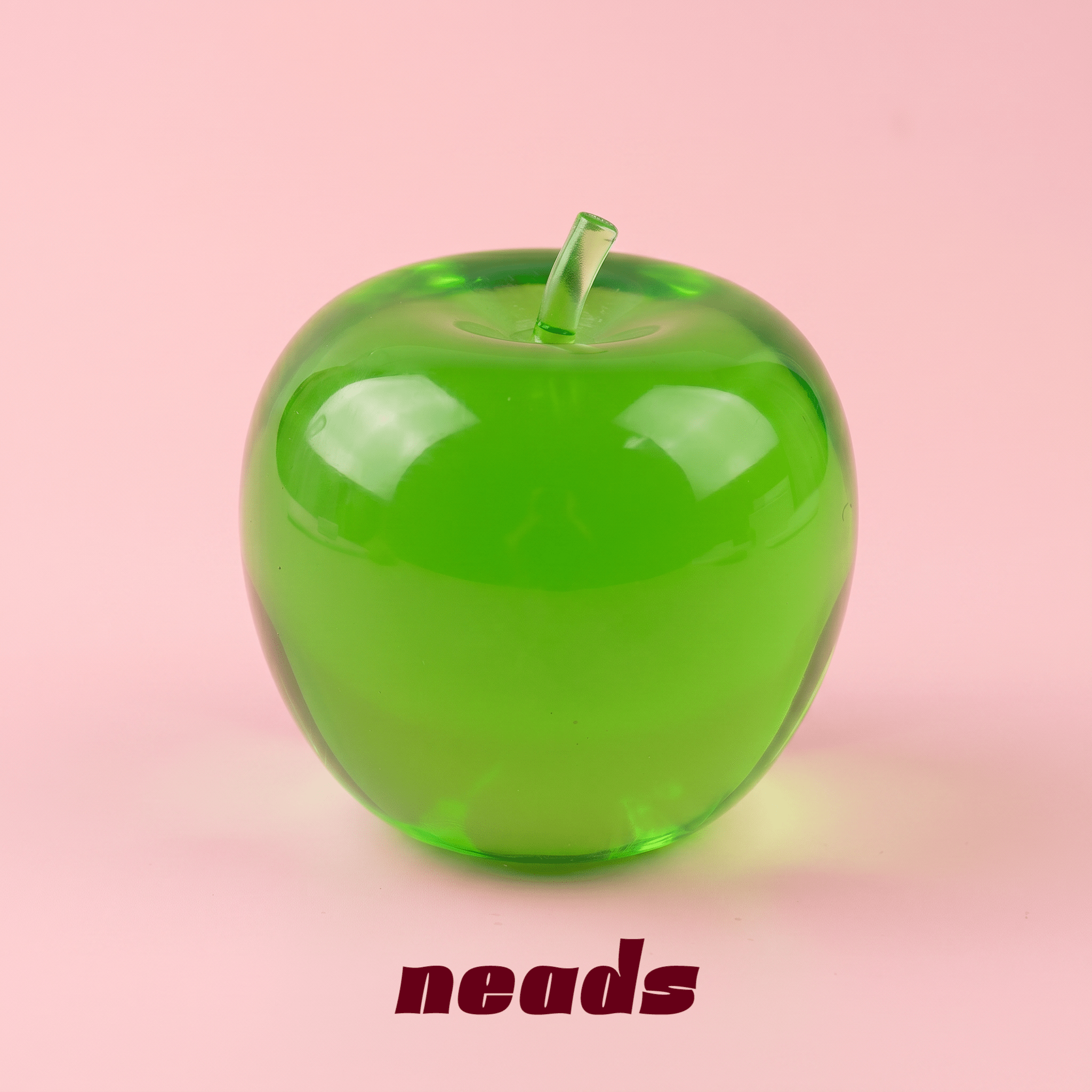 Surreal Maltose Apple Clear Blue & Green Aesthetic Toy | neads Handcrafted Sensory Toy - neads studio