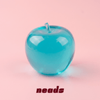 Surreal Maltose Apple Clear Blue & Green Aesthetic Toy | neads Handcrafted Sensory Toy - neads studio
