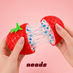 The Crunchy Strawberry Squishy | Hyper-Realistic ASMR Sensory Toy ｜neads Handcrafted Sensory Toy - neads studio