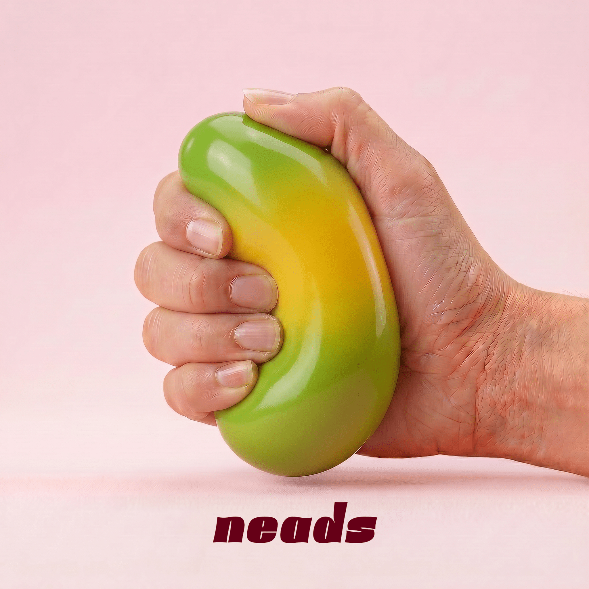 Thermo-Mango Crunch Color-Changing Sensory Squishy｜neads Handcrafted Sensory Toy - neads studio