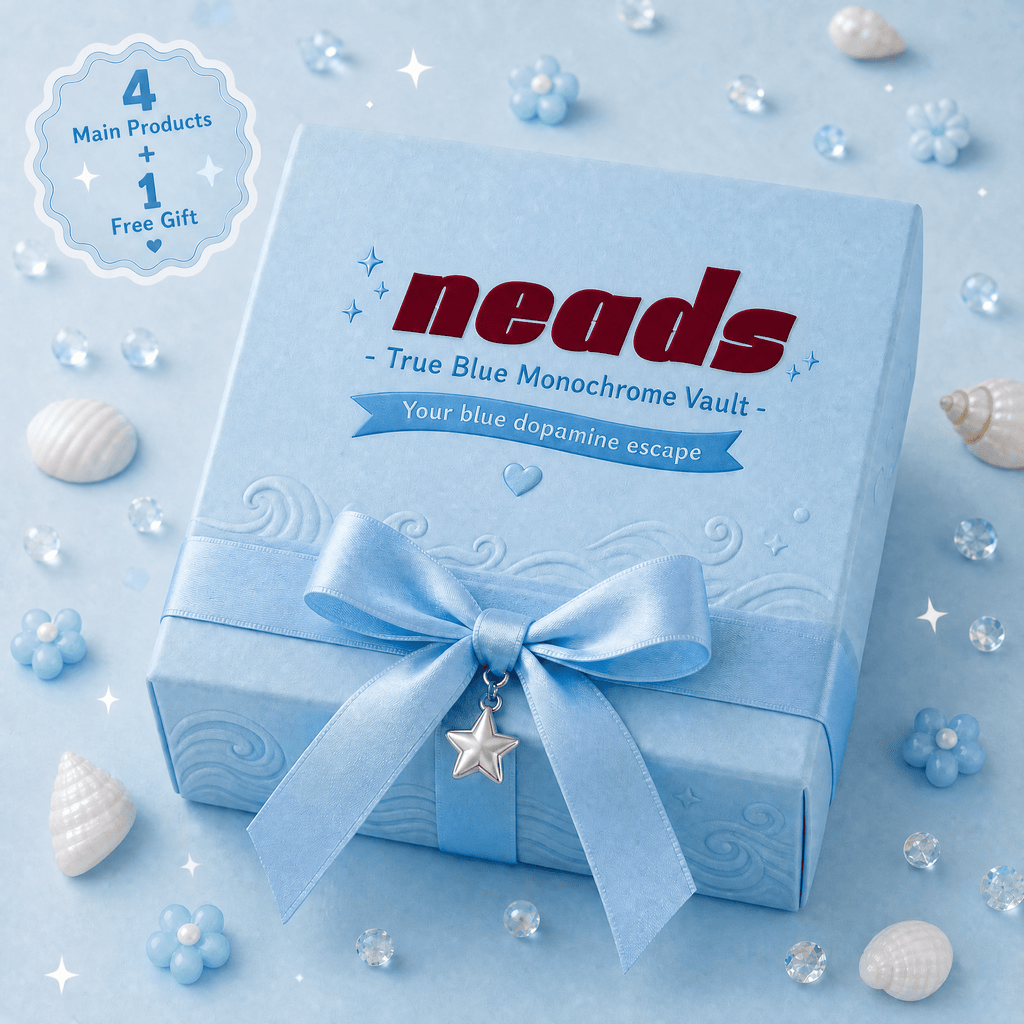 True Blue Monochrome Vault Aesthetic Blue Sensory Bundle｜neads Handcrafted Sensory Toy - neads studio