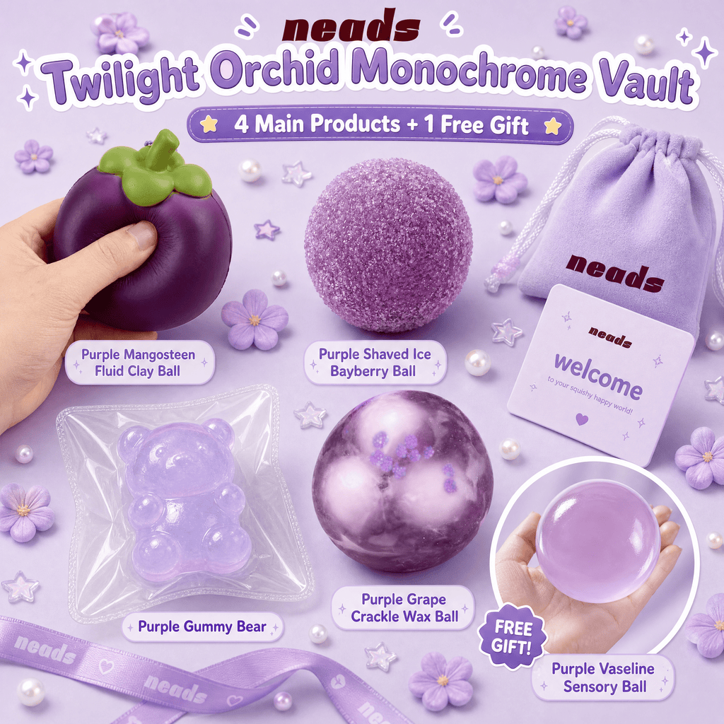 Twilight Orchid Monochrome Vault Aesthetic Purple Sensory Bundle ｜neads Handcrafted Sensory Toy - neads studio