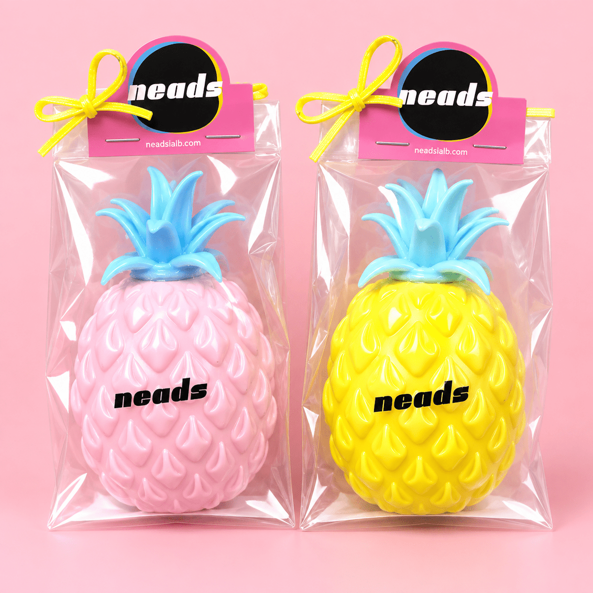 Two-Tone Pineapple Soft Crunch Squishy – ASMR Toy Handcrafted Sensory Toy - neads studio