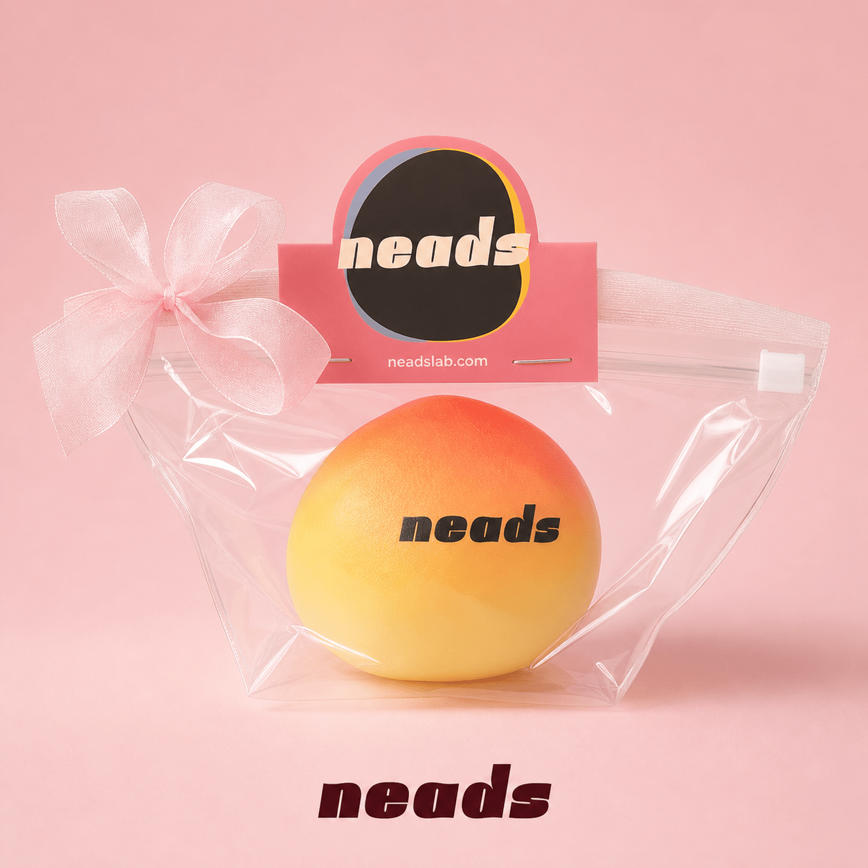 Ultra-Realistic Peach ASMR Squishy Fidget Toy | Stress Relief Sensory Toy Handcrafted Sensory Toy - neads studio