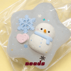 Winter Star Ultra-Soft Snowman Squishy｜neads Handcrafted Sensory Toy - neads studio